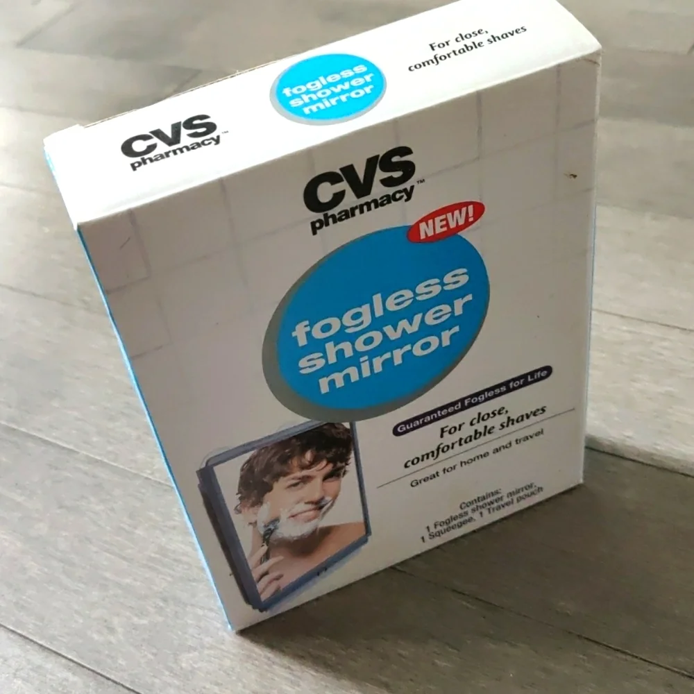 CVS fogless shower mirror